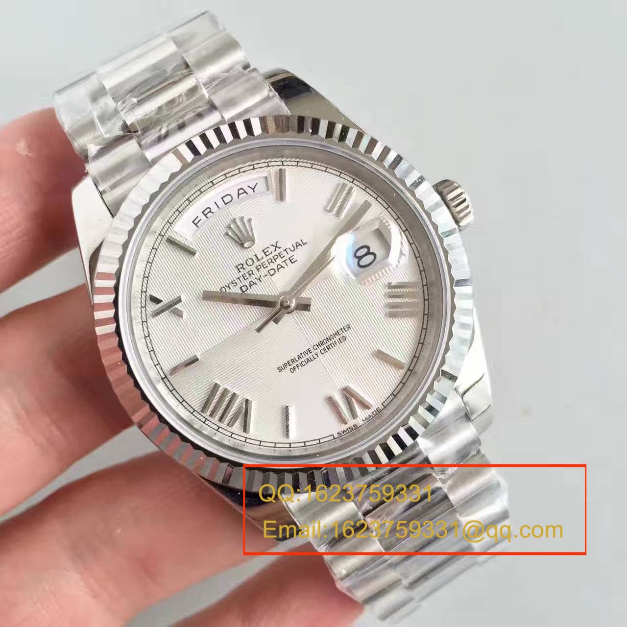 【N Factory  Perfect  High quality  Replica Watches 】 Rolex  Day-Date 型系列M228239-0046 wrist watches  / RBE066