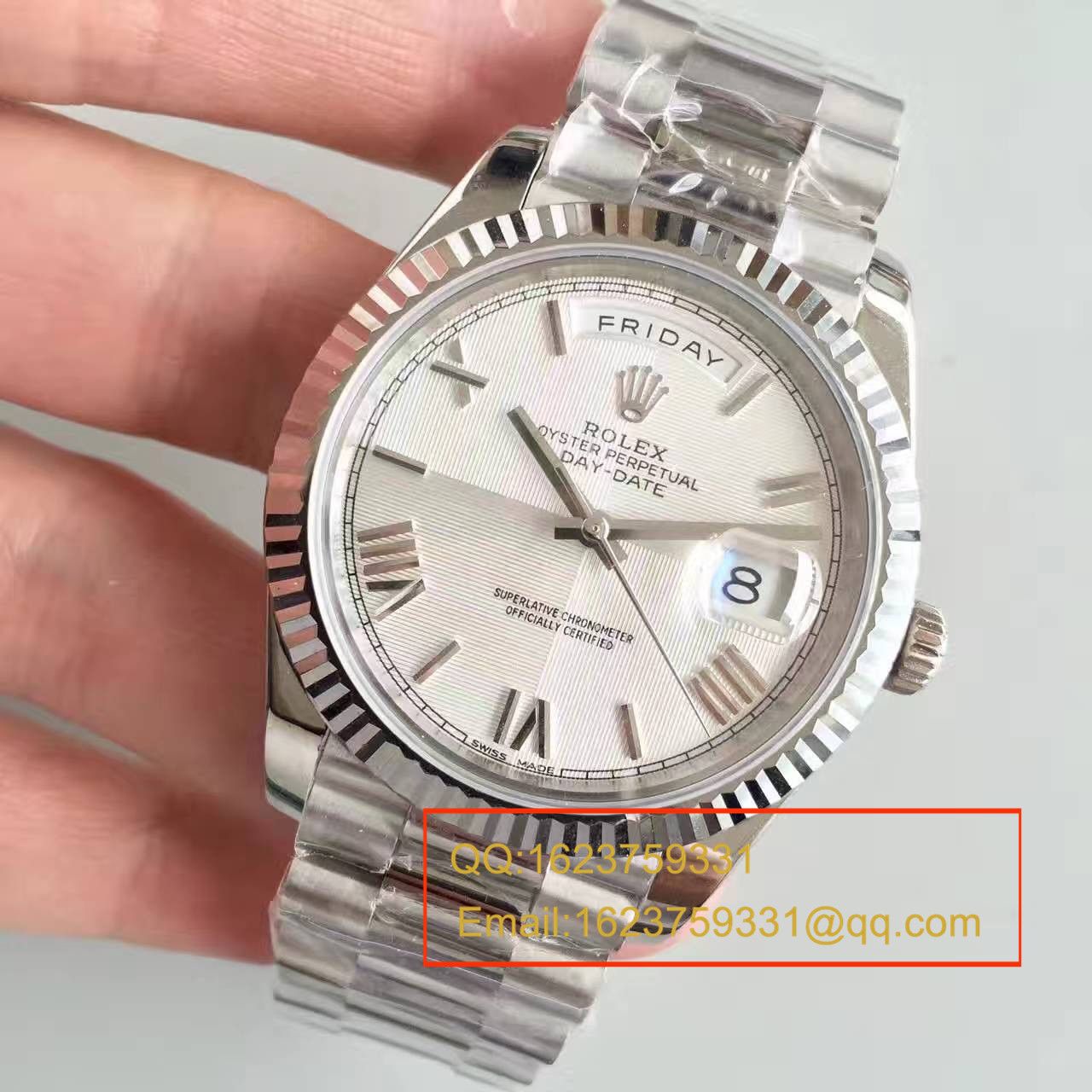 【N Factory  Perfect  High quality  Replica Watches 】 Rolex  Day-Date 型系列M228239-0046 wrist watches  / RBE066