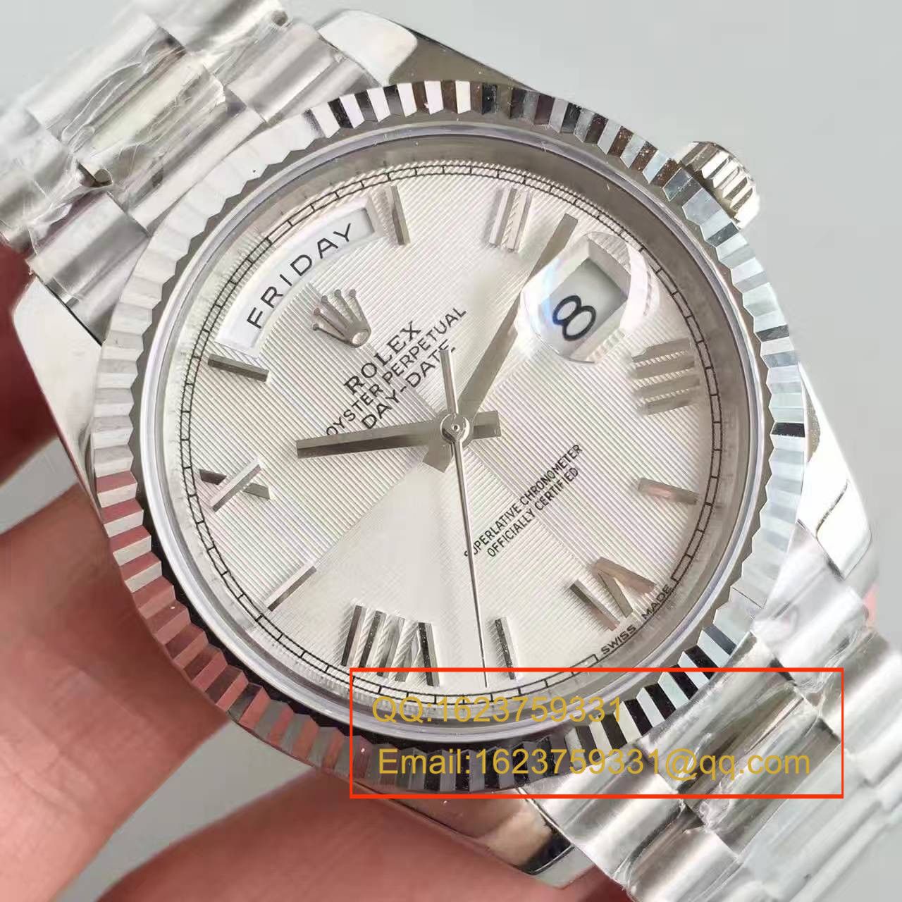 【N Factory  Perfect  High quality  Replica Watches 】 Rolex  Day-Date 型系列M228239-0046 wrist watches  / RBE066
