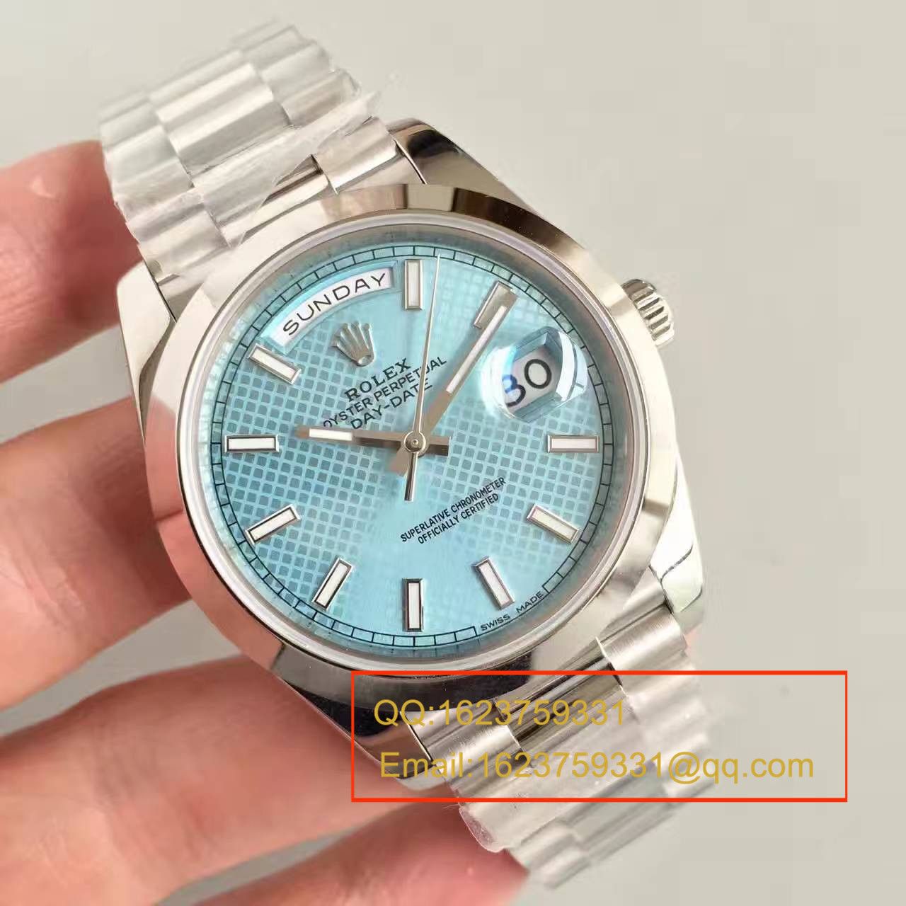 【N Factory  Perfect  Knockoff  Watches 】 Rolex  Day-Date 型系列228206-83416机械 wrist watches  / RBE047