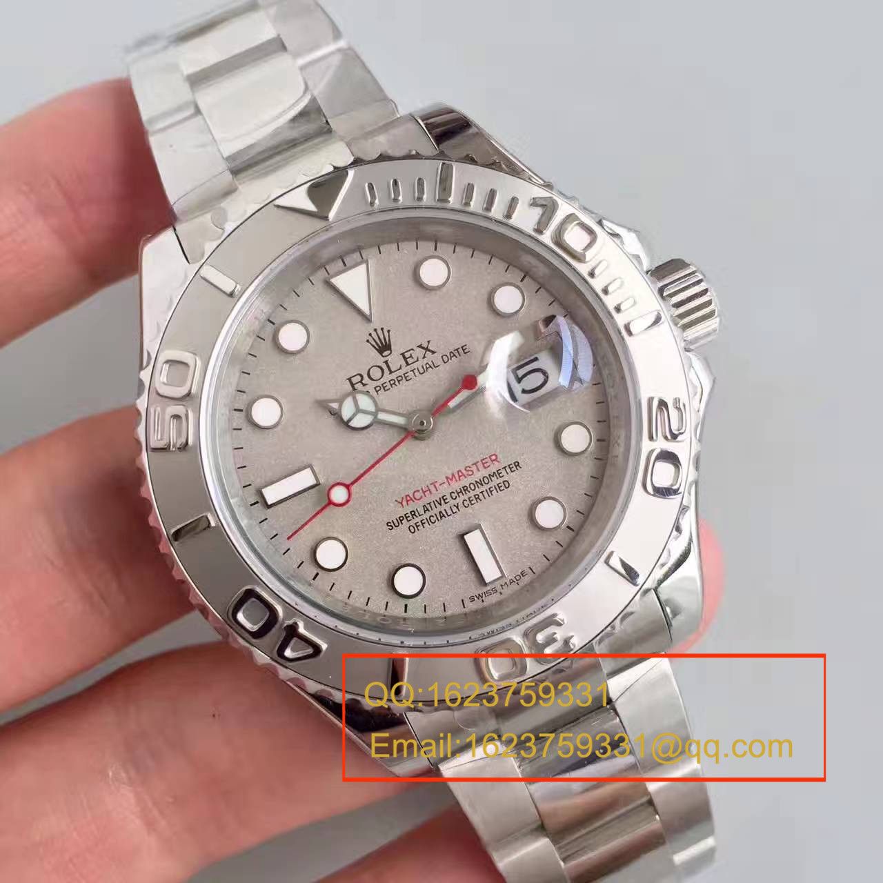 【NOOB Factory 1:1 High quality  Knockoff  Watches 】 Rolex  Yacht-Master 系列116622-78760 银盘 wrist watches  / RBA020