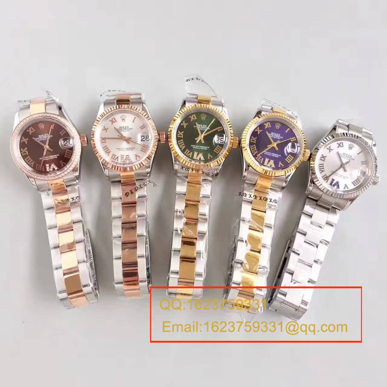 【台湾 Factory  High quality  Knockoff  Watches 】 Rolex  女装  Datejust 31系列178243-72163 wrist watches   / RAG025