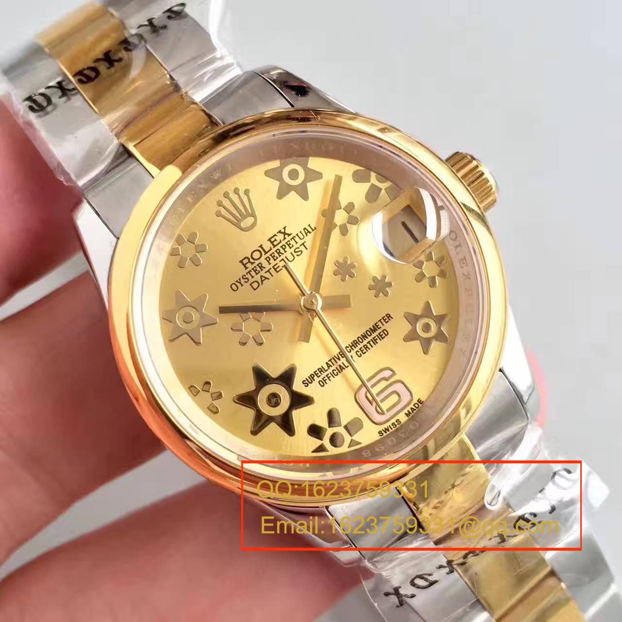 【台湾 Factory  High quality  Knockoff  Watches 】 Rolex  女装  Datejust 31系列178243-72163 wrist watches   / RAG025