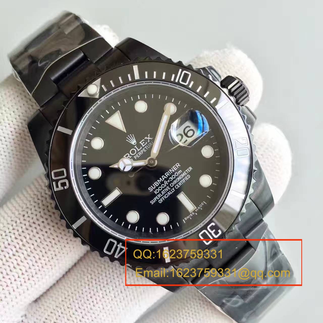 【SF Factory 精品】 Rolex Rolex经典款Submariner，PVD特别版 1:1 超级版 / R059