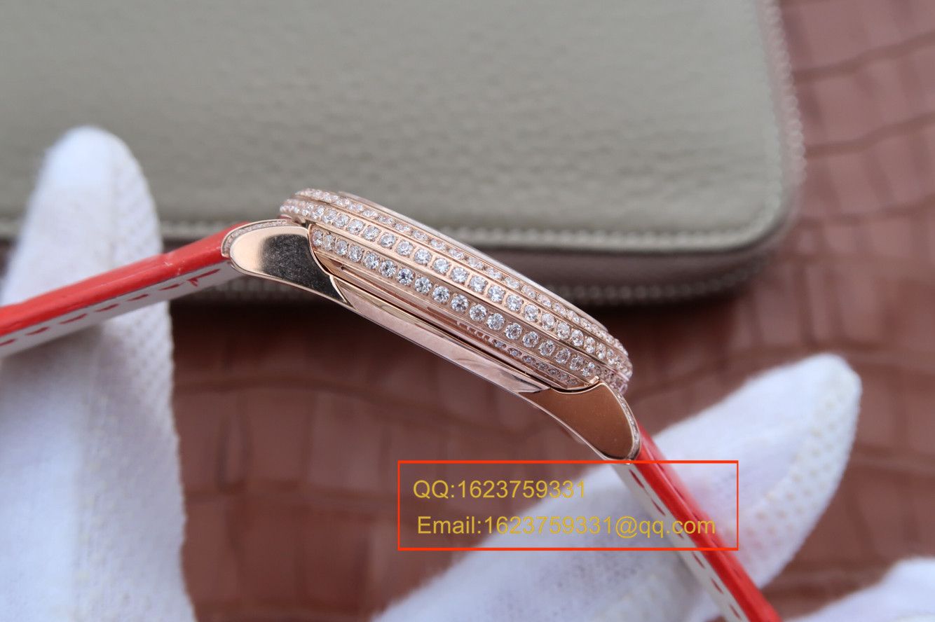 【KG1:1 High quality  Replica Watches 】 PATEK PHILIPPE 复杂功能计时系列4968/400R-001女士 wrist watches  / BD134
