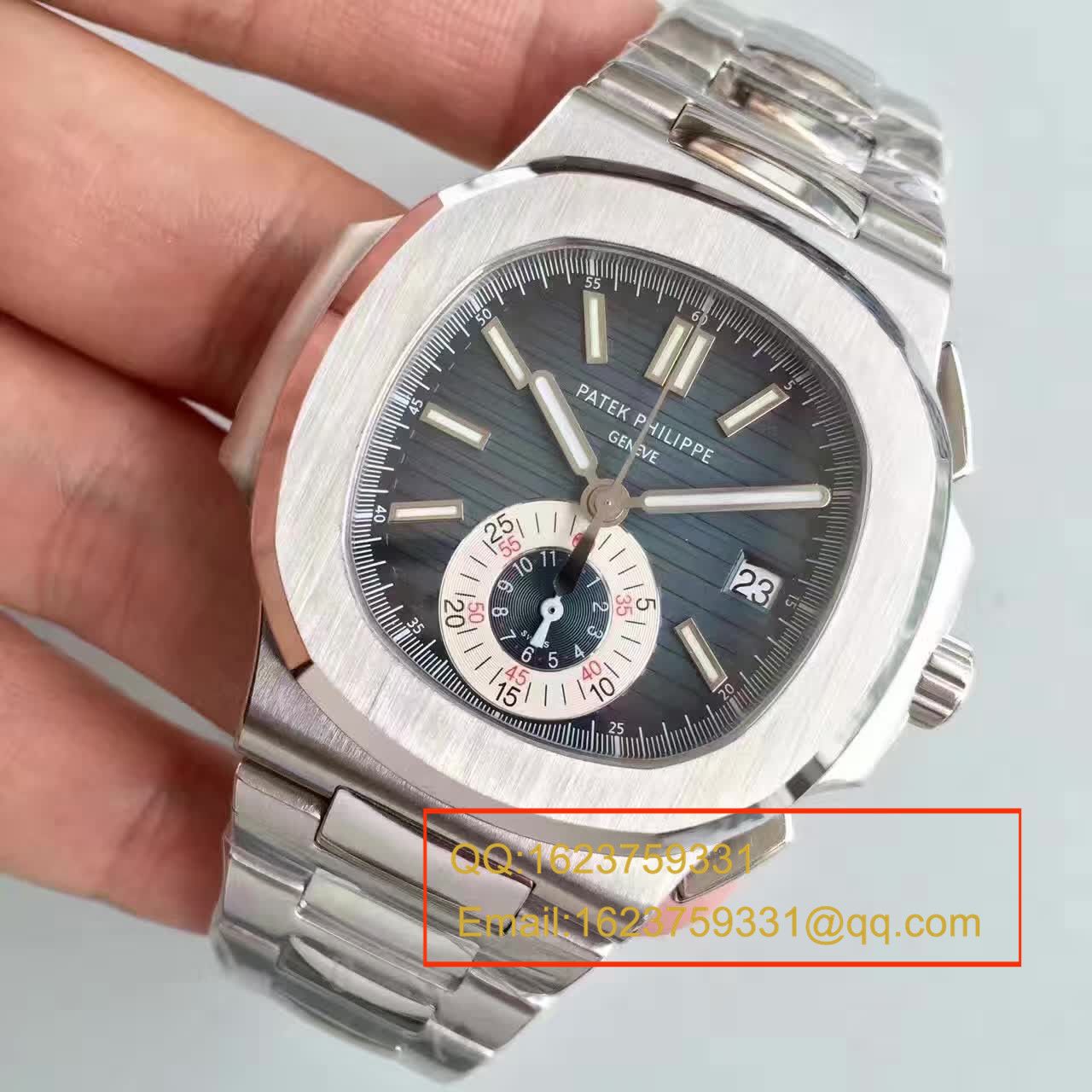 【BP Factory  High quality 精 Replica Watches 】 PATEK PHILIPPE -Nautilus Nautilus 运动系列5980/1A-001机械男表 / BD161A