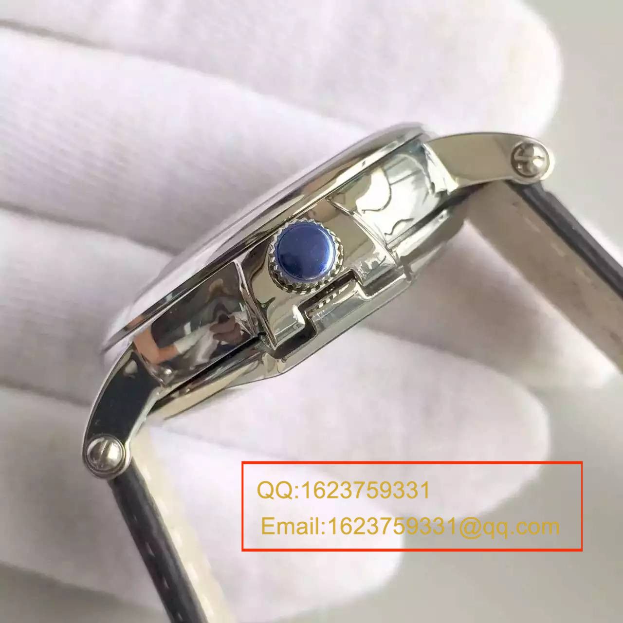 【HT Perfect  High quality  Replica Watches 】 PATEK PHILIPPE Calatrava 系列白金黑面男表5153G-001 / BD131
