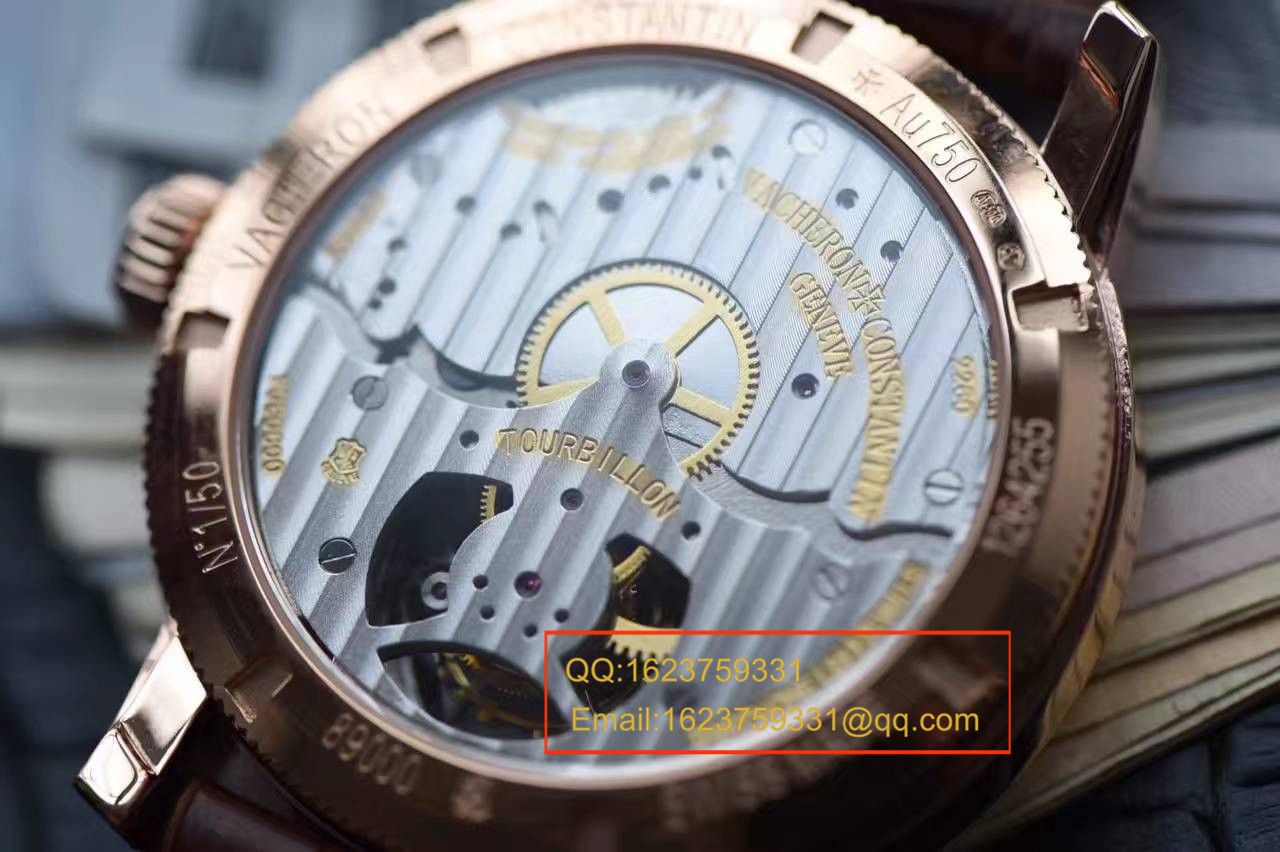 【TF Factory  Perfect  Copy  Watches 】Vacheron Constantin  TRADITIONNELLE马耳他 Tourbillon 系列89000/000R-9655 wrist watches  / JSDF178