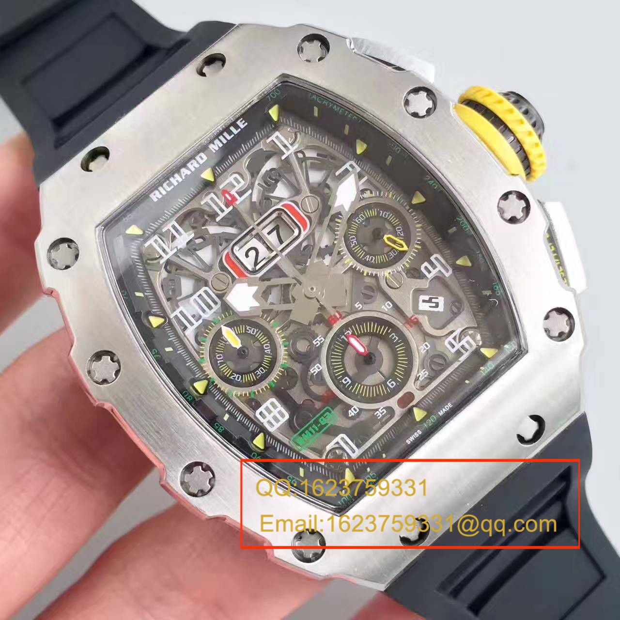 【RM Factory  Perfect  High quality  Replica Watches 】RICHARD MILLE 男士系列 RM 11-03 V2升级版 wrist watches  / RM011C