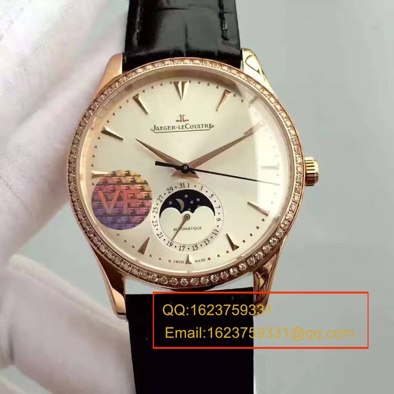 【VF Factory  Perfect  High quality  Replica Watches 】 Jaeger-LeCoultre 大师系列月相大师1362501 wrist watches  / JJ113