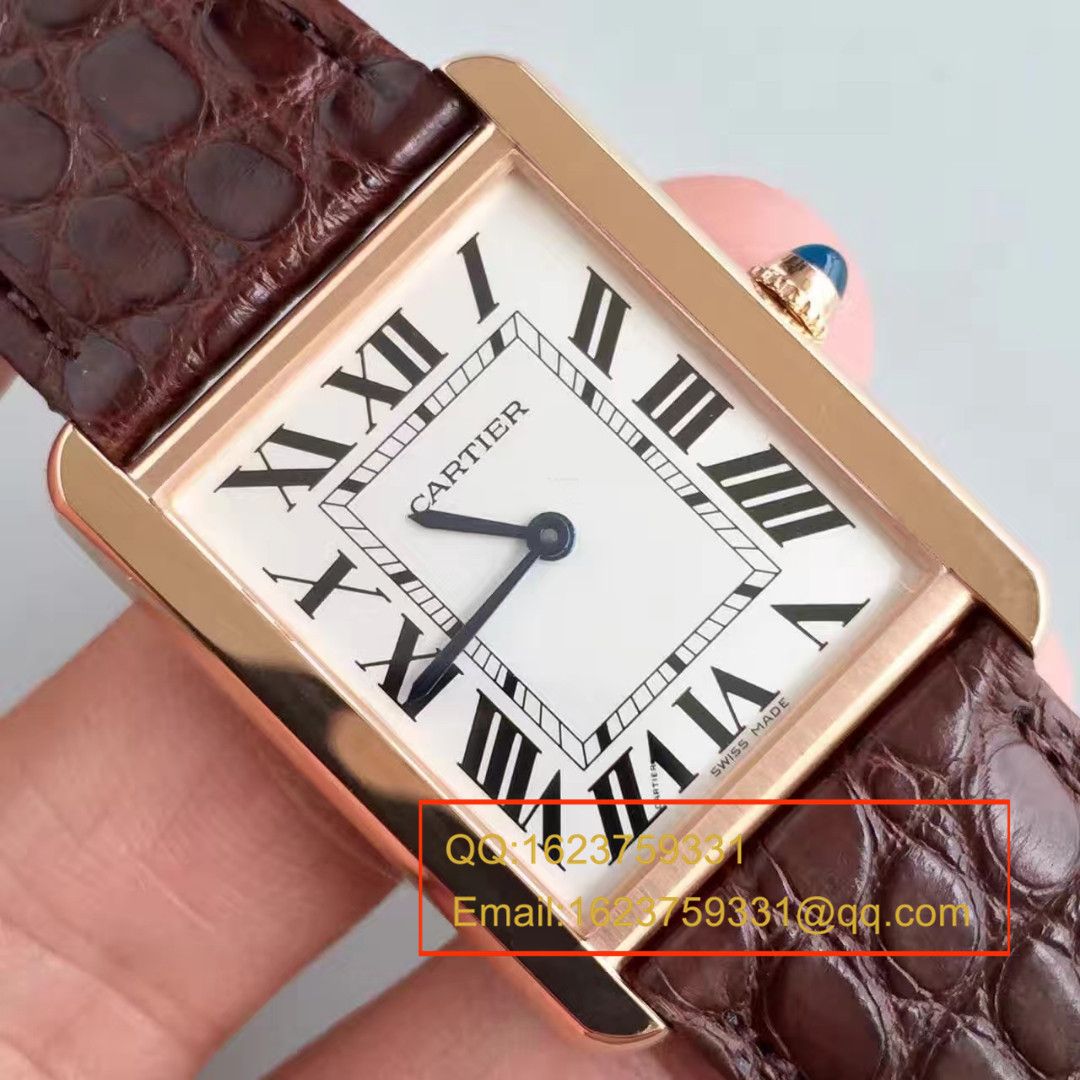 【视频解析】K11出品 Cartier  坦克 top 女表（金色_玫瑰金版本）W5200025/W5200024 wrist watches  / KAD008B