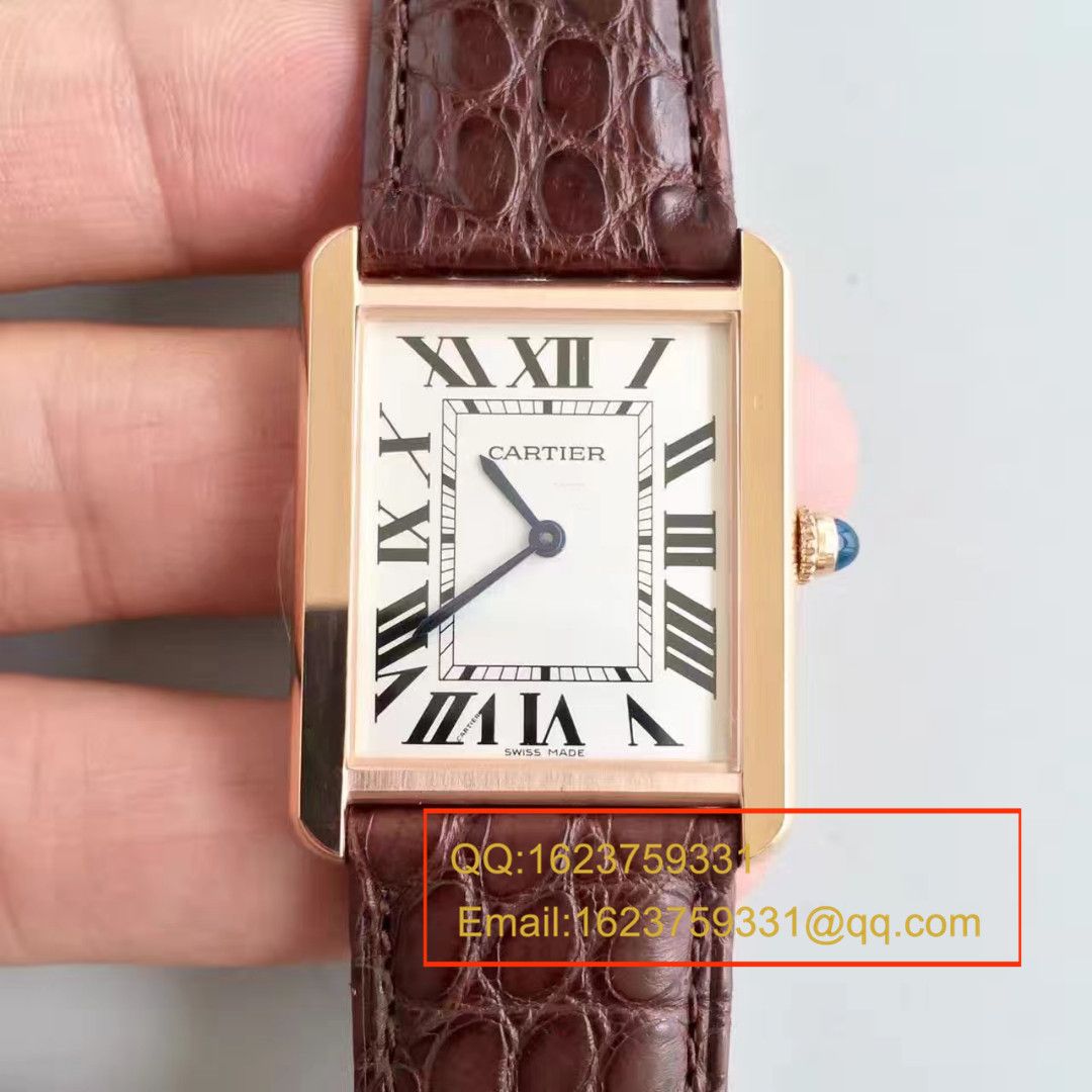 【视频解析】K11出品 Cartier  坦克 top 女表（金色_玫瑰金版本）W5200025/W5200024 wrist watches  / KAD008B