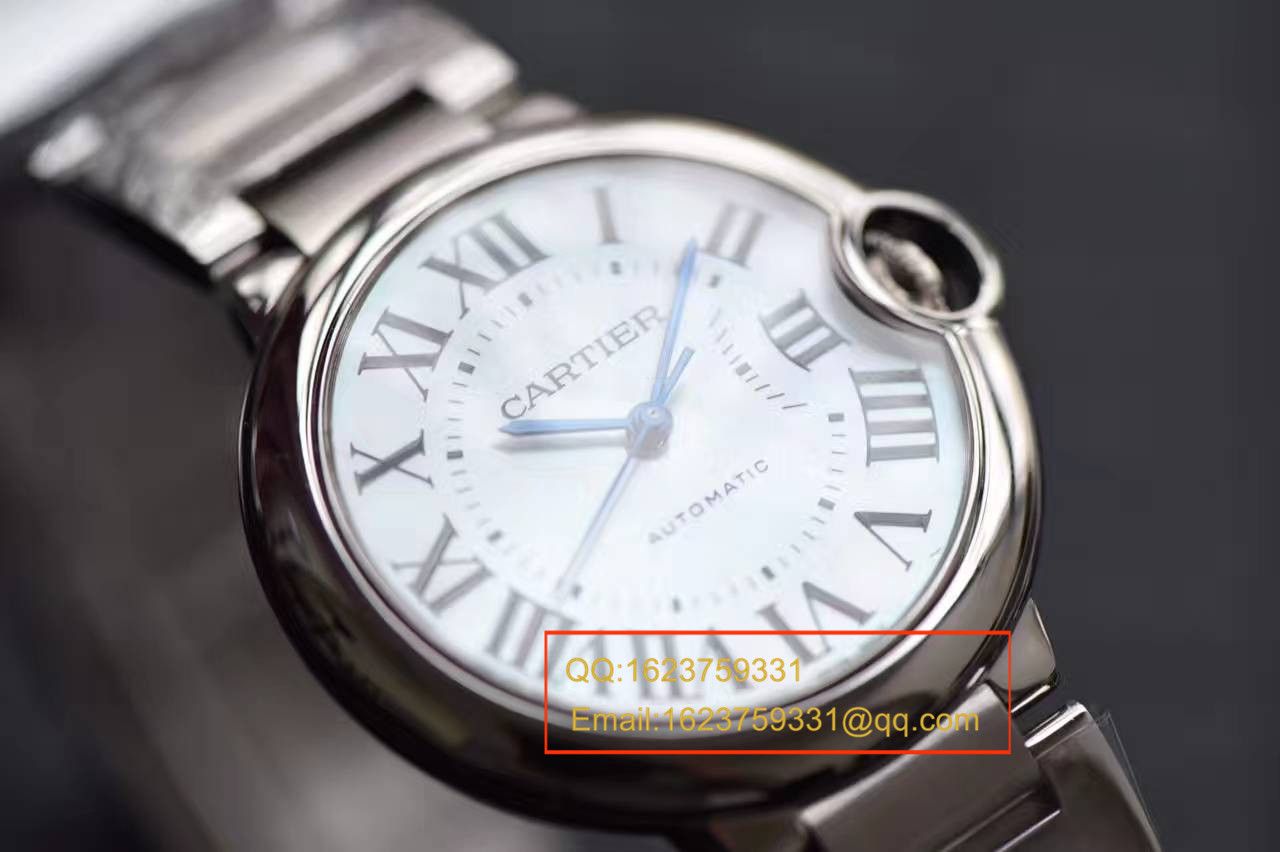 【HBBV6 Factory  Perfect  Copy  Watches 】 Cartier  蓝气球36毫米女装天然贝母表面 / KAF031