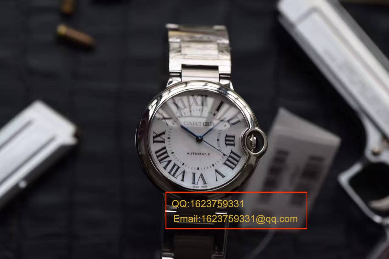 【HBBV6 Factory  Perfect  Copy  Watches 】 Cartier  蓝气球36毫米女装天然贝母表面 / KAF031