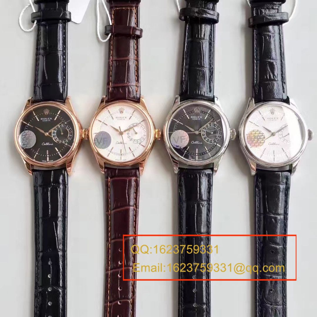 【VF Factory  Perfect  Replica Watches 】 Rolex 切利尼系列50519白盘/黑盘/玫瑰金四色可选 wrist watches  / R152