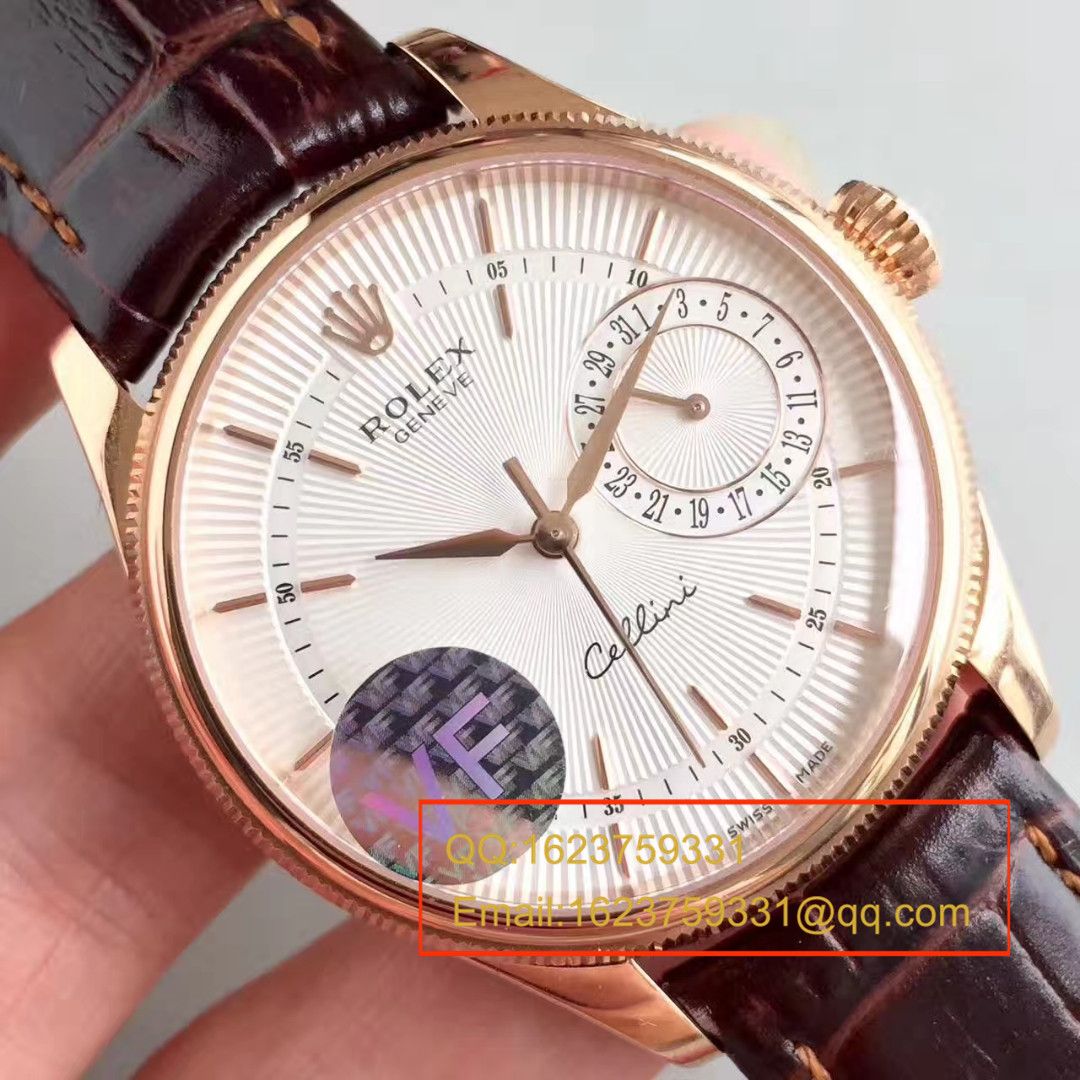 【VF Factory  Perfect  Replica Watches 】 Rolex 切利尼系列50519白盘/黑盘/玫瑰金四色可选 wrist watches  / R152