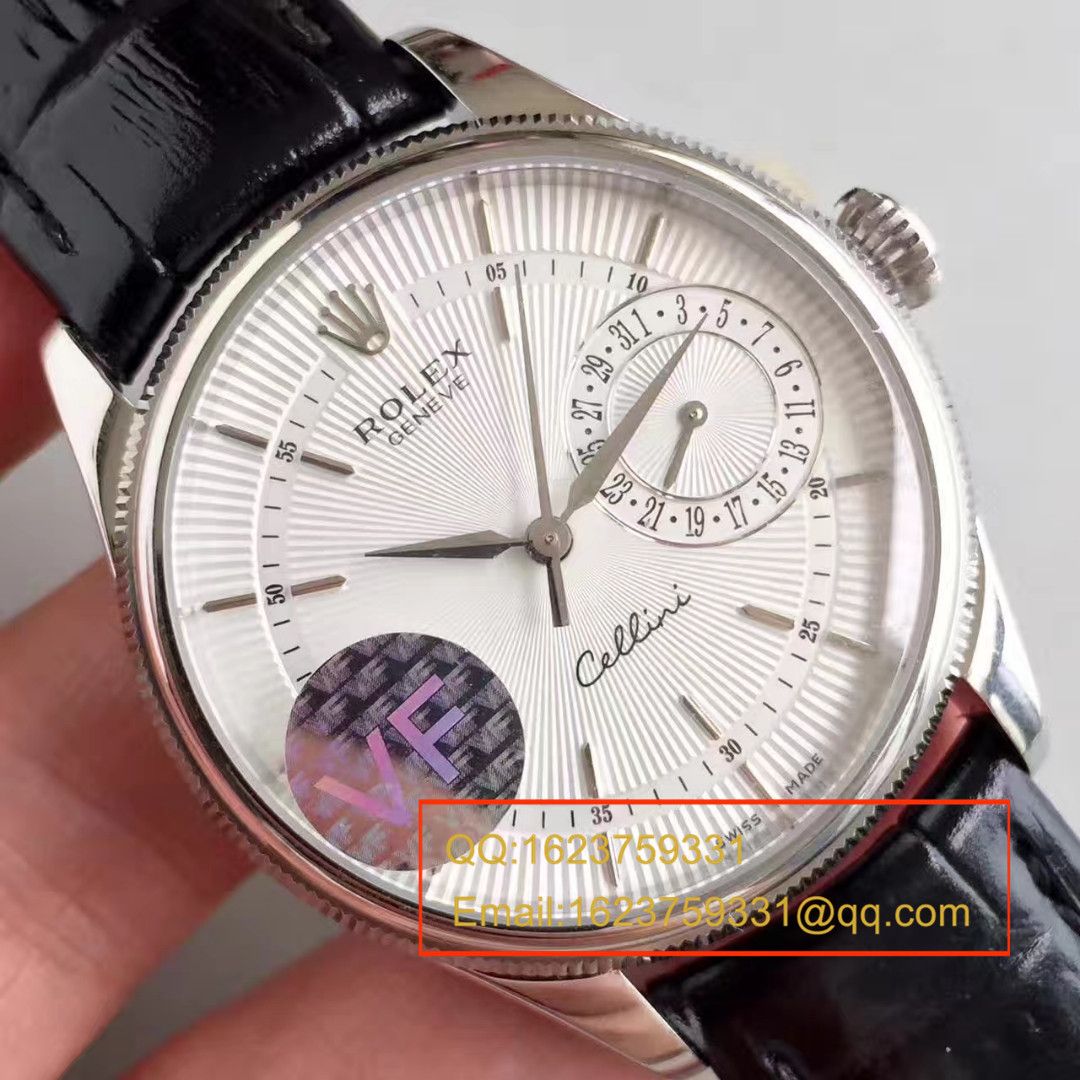 【VF Factory  Perfect  Replica Watches 】 Rolex 切利尼系列50519白盘/黑盘/玫瑰金四色可选 wrist watches  / R152
