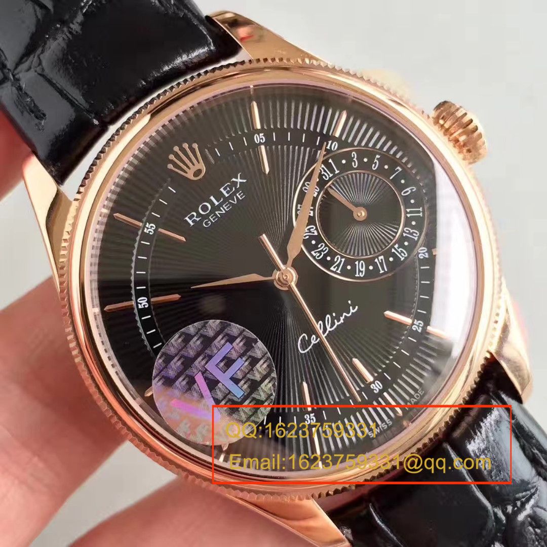 【VF Factory  Perfect  Replica Watches 】 Rolex 切利尼系列50519白盘/黑盘/玫瑰金四色可选 wrist watches  / R152