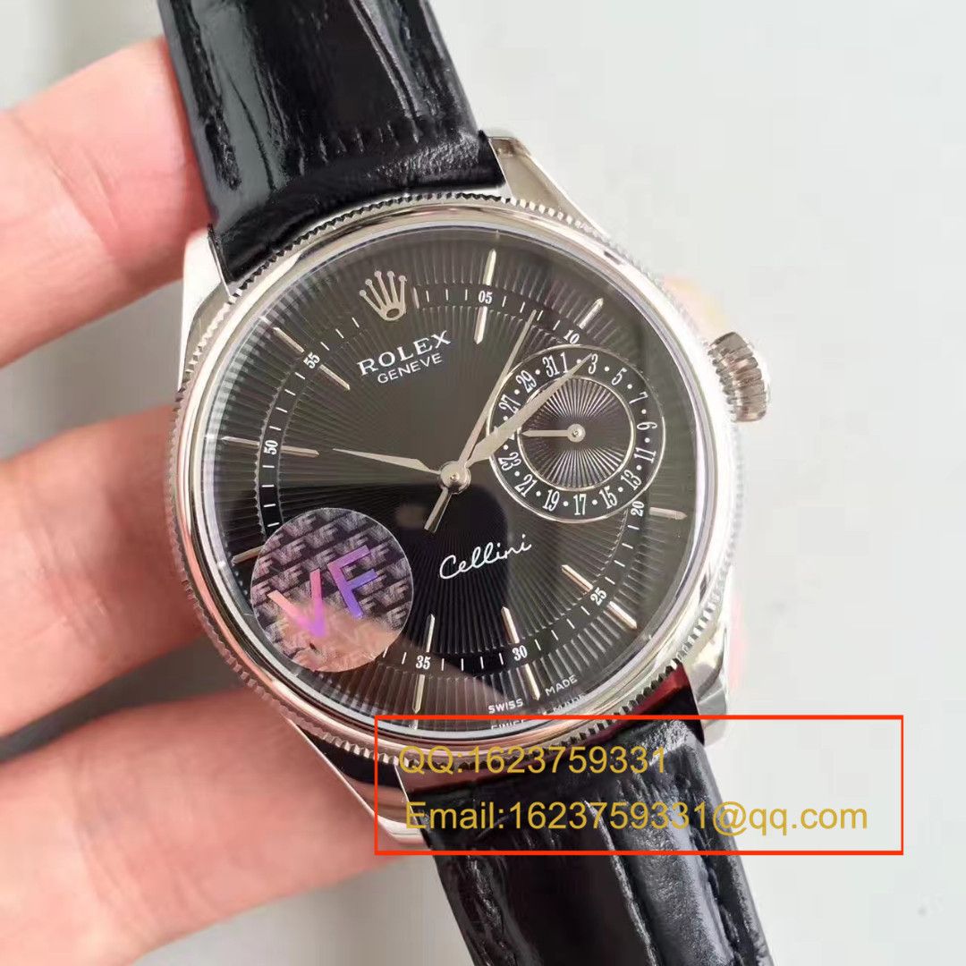 【VF Factory  Perfect  Replica Watches 】 Rolex 切利尼系列50519白盘/黑盘/玫瑰金四色可选 wrist watches  / R152