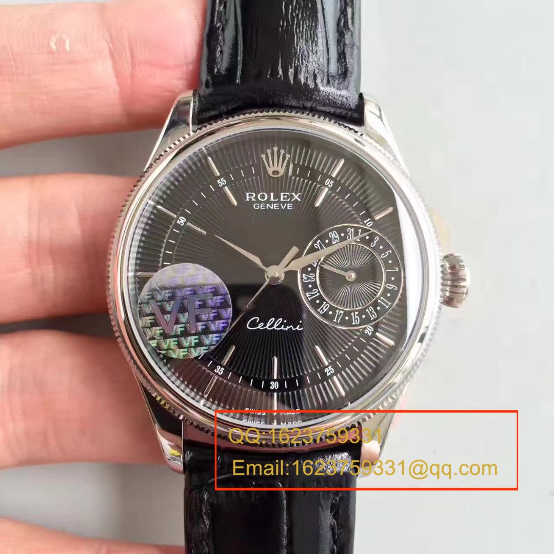 【VF Factory  Perfect  Replica Watches 】 Rolex 切利尼系列50519白盘/黑盘/玫瑰金四色可选 wrist watches  / R152