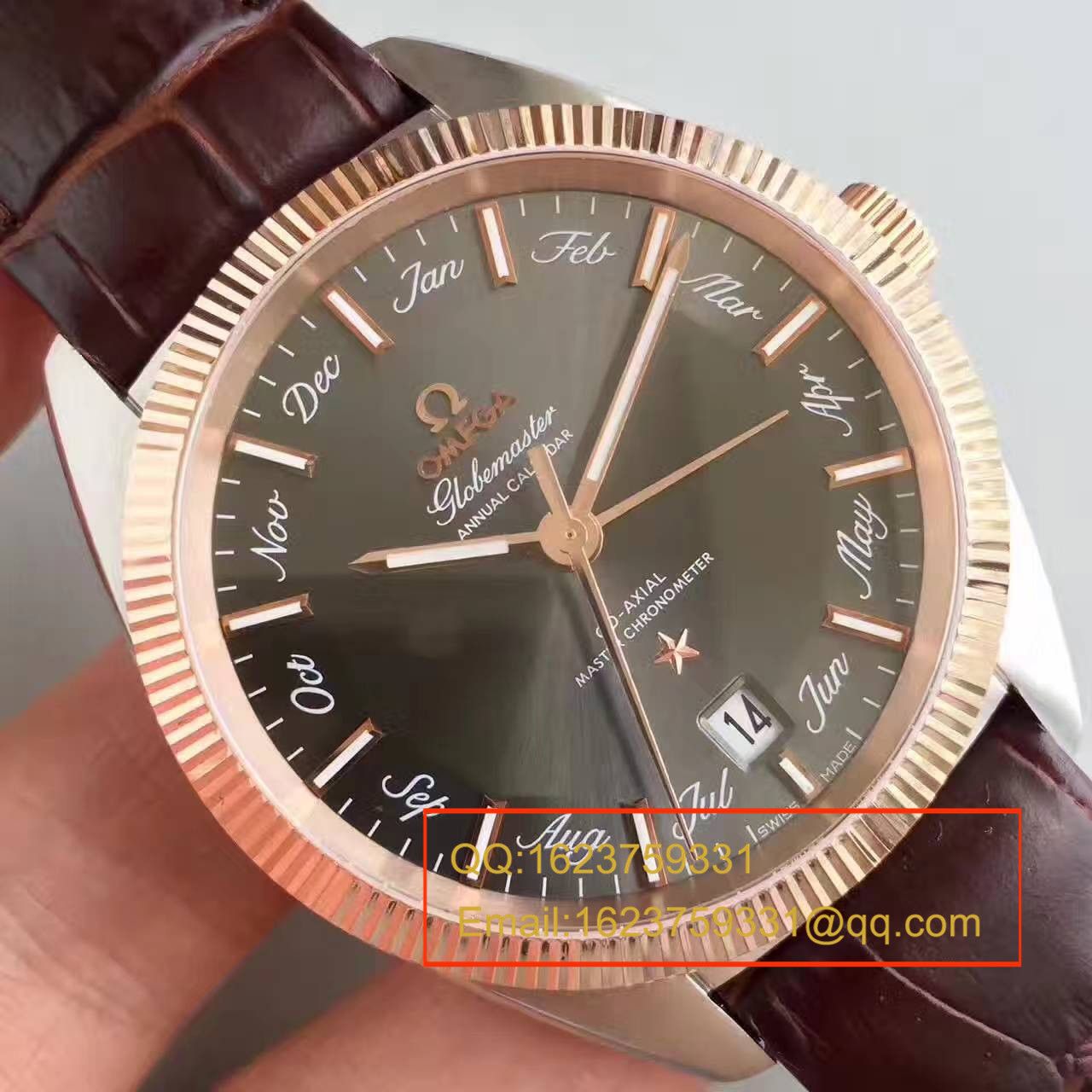 【OF Factory  Perfect  High quality  Replica Watches 】OMEGA Constellation 系列130.23.41.22.06.001尊霸年历 wrist watches  / MBA295