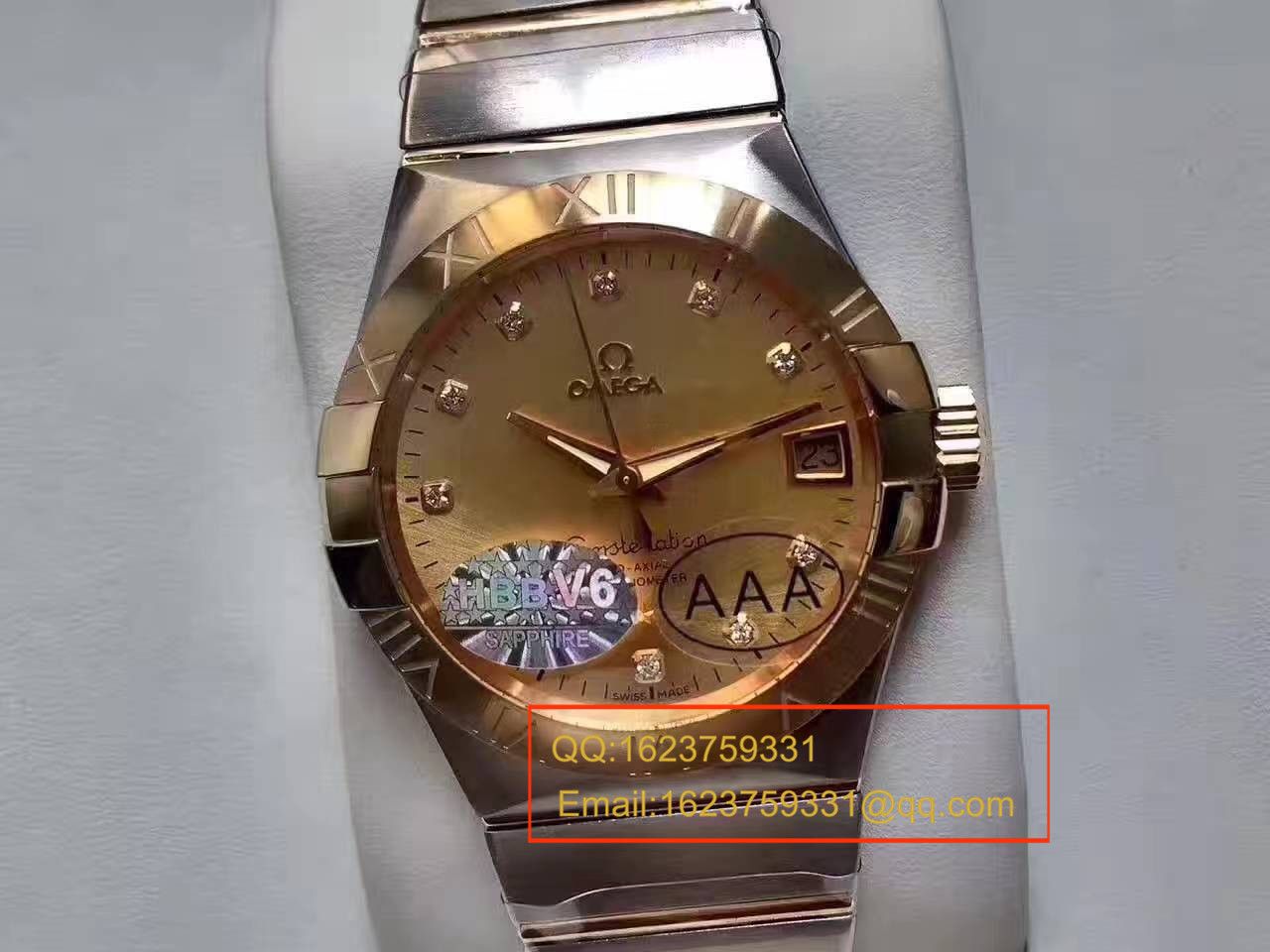 【HBBV6 Factory  Perfect  High quality  Copy  Watches 】OMEGA Constellation 系列123.20.38.21.58.001 wrist watches  / M307