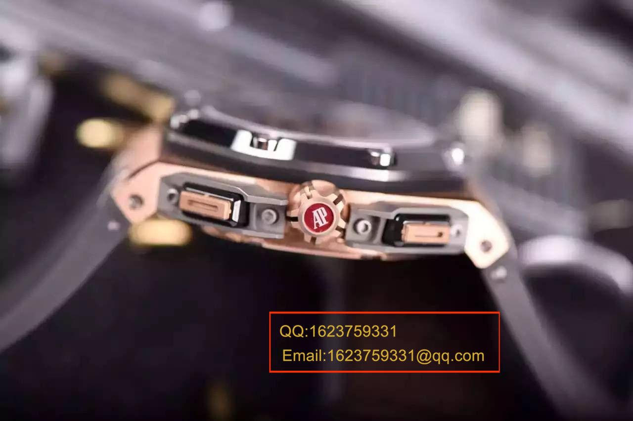 【独家 Video analysis JF Factory  Perfect  Replica Copy  Watches 】Audemars Piguet 舒马赫限量版26568OM.OO.A004CA.01男表 / JF AP 26568OM
