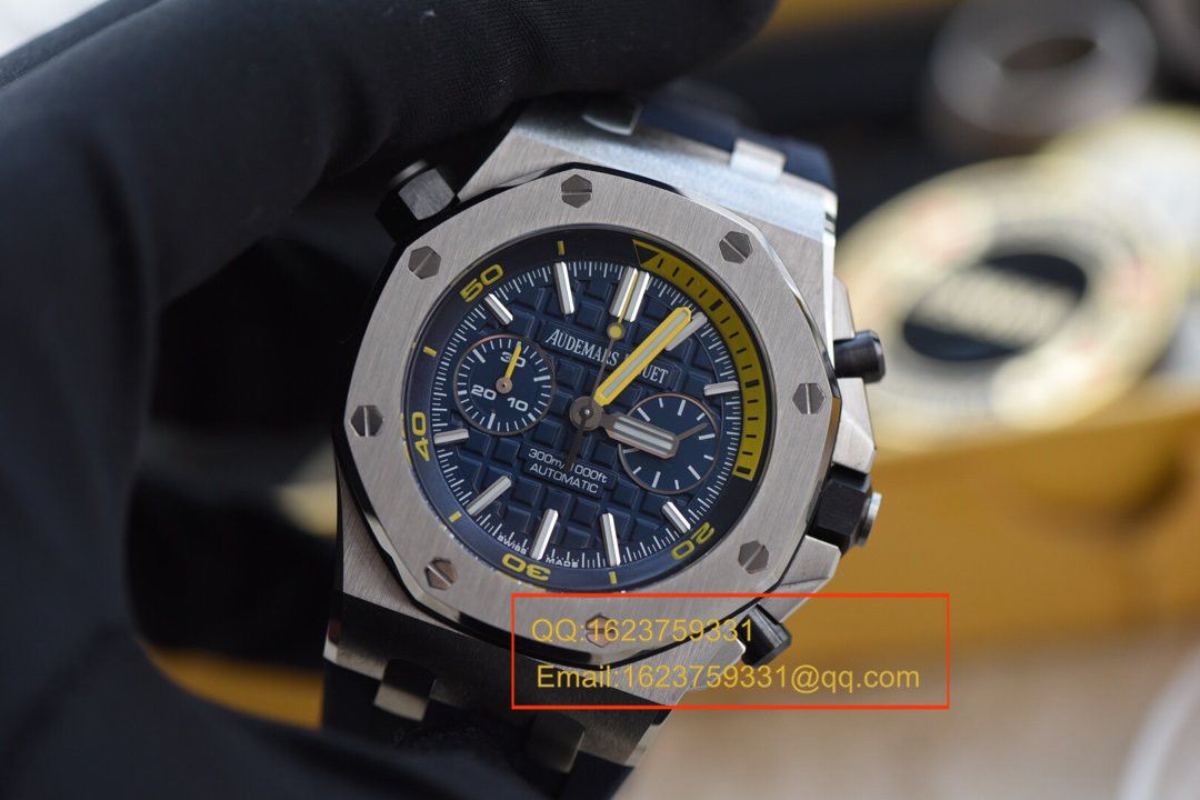 【JF Factory 1:1 Replica  High quality  Replica Watches 】Audemars Piguet  Royal Oak Offshore 系列26703ST.OO.A027CA.01《Audemars Piguet 蓝莓》 wrist watches  / APCB029