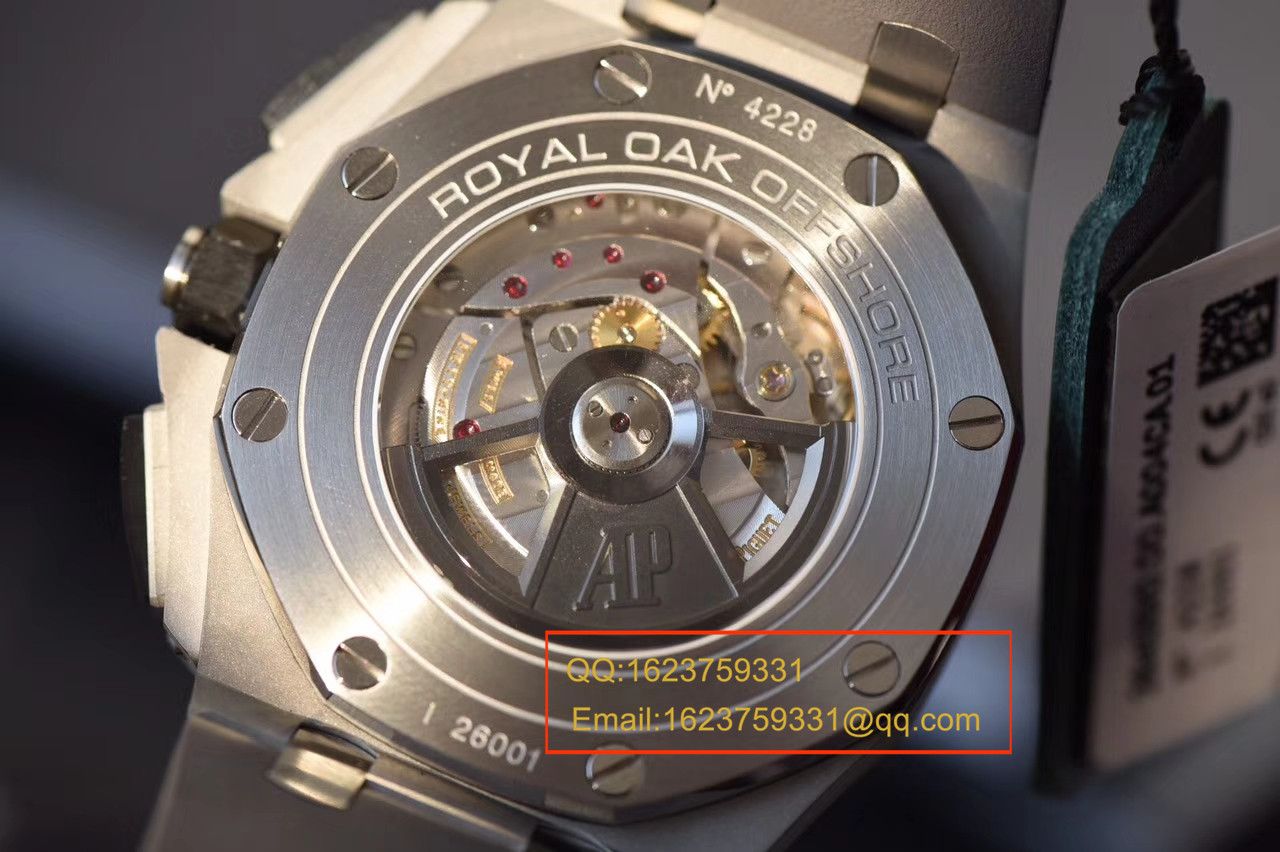 【JF Factory  Perfect  High quality  Replica Watches 】Audemars Piguet  Royal Oak Offshore 系列26400IO.OO.A004CA.01 wrist watches  / APCE127