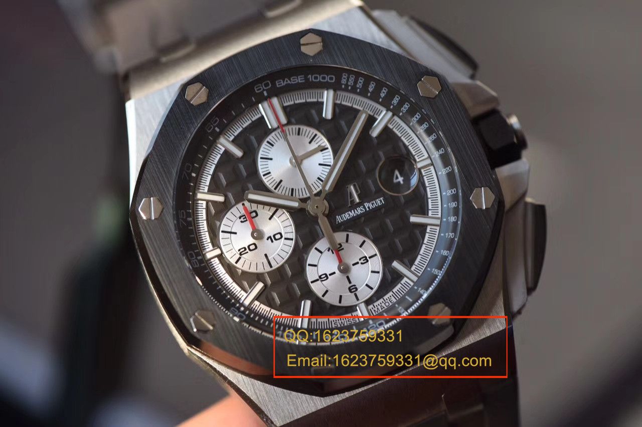 【JF Factory  Perfect  High quality  Replica Watches 】Audemars Piguet  Royal Oak Offshore 系列26400IO.OO.A004CA.01 wrist watches  / APCE127