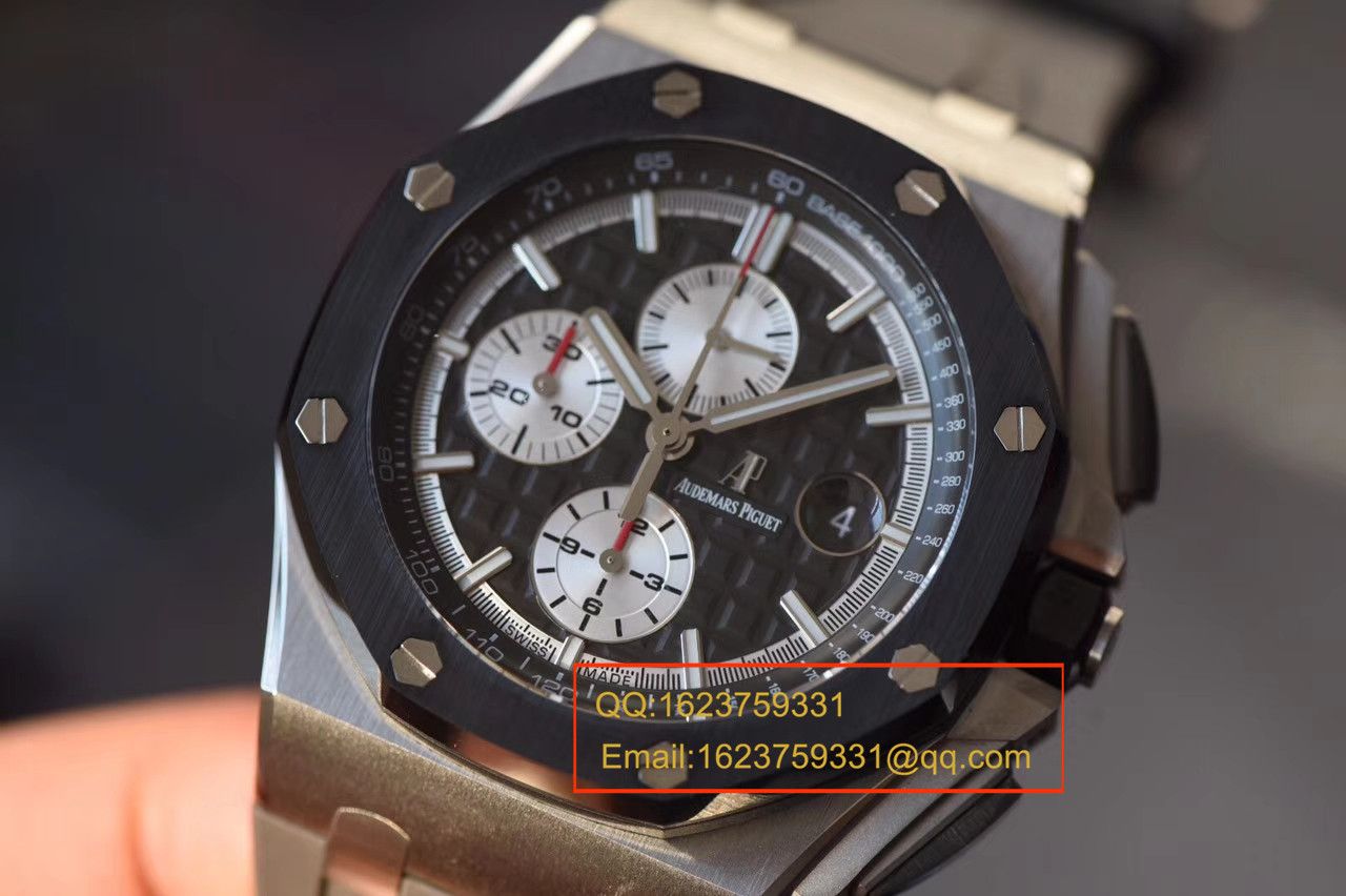 【JF Factory  Perfect  High quality  Replica Watches 】Audemars Piguet  Royal Oak Offshore 系列26400IO.OO.A004CA.01 wrist watches  / APCE127