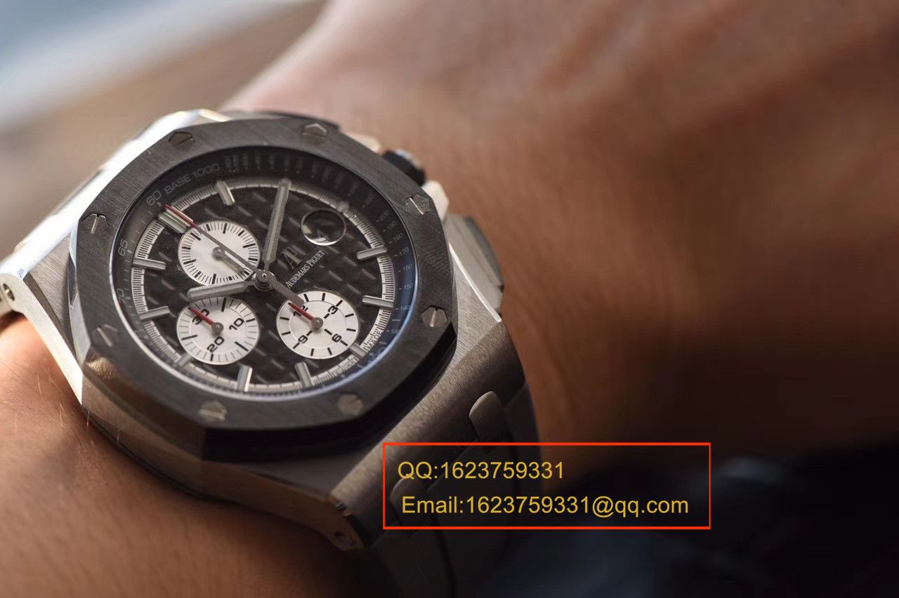 【JF Factory  Perfect  High quality  Replica Watches 】Audemars Piguet  Royal Oak Offshore 系列26400IO.OO.A004CA.01 wrist watches  / APCE127