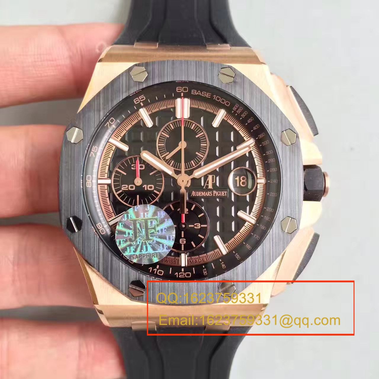 【JF Factory  Perfect  High quality  Replica Watches 】Audemars Piguet  Royal Oak Offshore 系列26405CE.OO.A002CA.02 wrist watches  / AP125