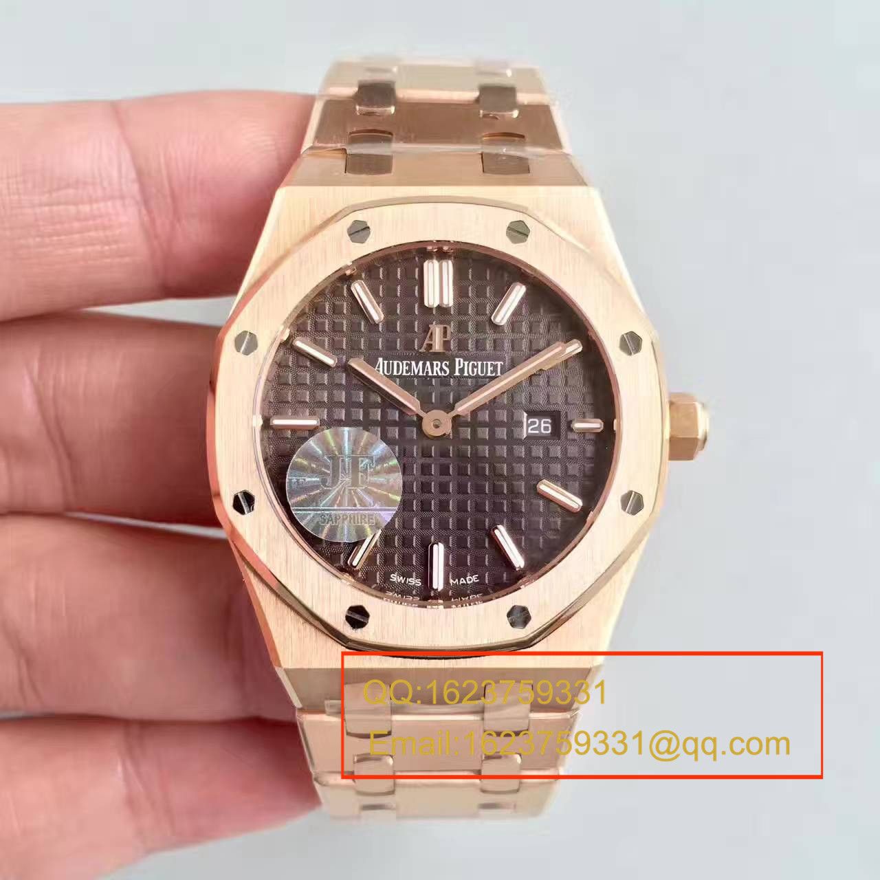 【视频解析1:1 Replica Copy  Watches 】Audemars Piguet 皇家橡树系列67651ST.ZZ.1261ST.01女装石英 Movement  / APAD089