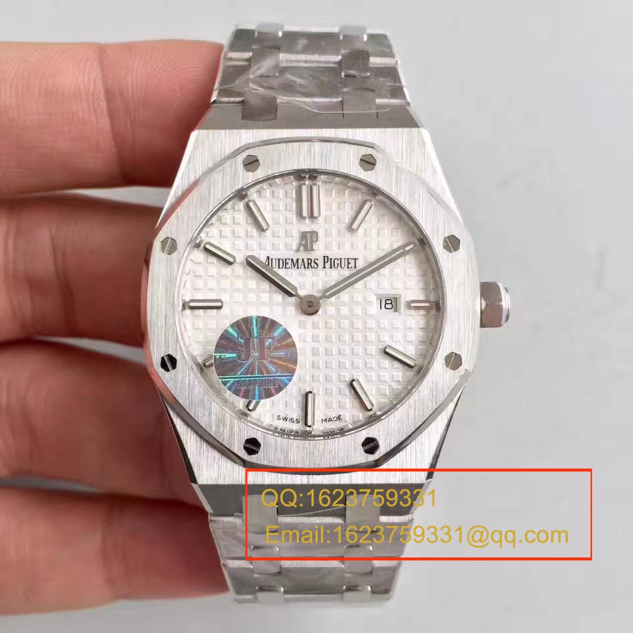 【视频解析1:1 Replica Copy  Watches 】Audemars Piguet 皇家橡树系列67651ST.ZZ.1261ST.01女装石英 Movement  / APAD089