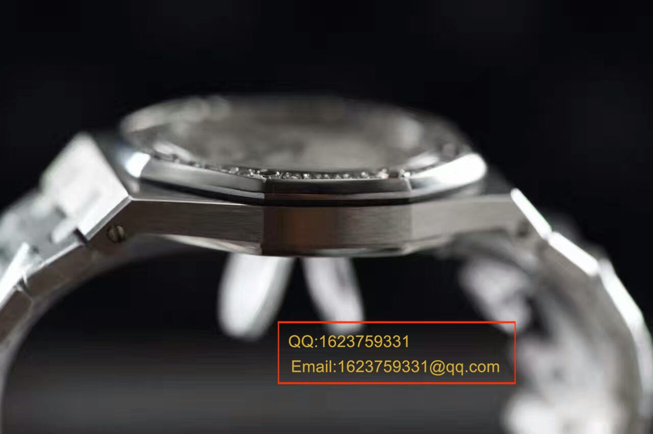 【视频解析1:1 Replica Copy  Watches 】Audemars Piguet 皇家橡树系列67651ST.ZZ.1261ST.01女装石英 Movement  / APAD089