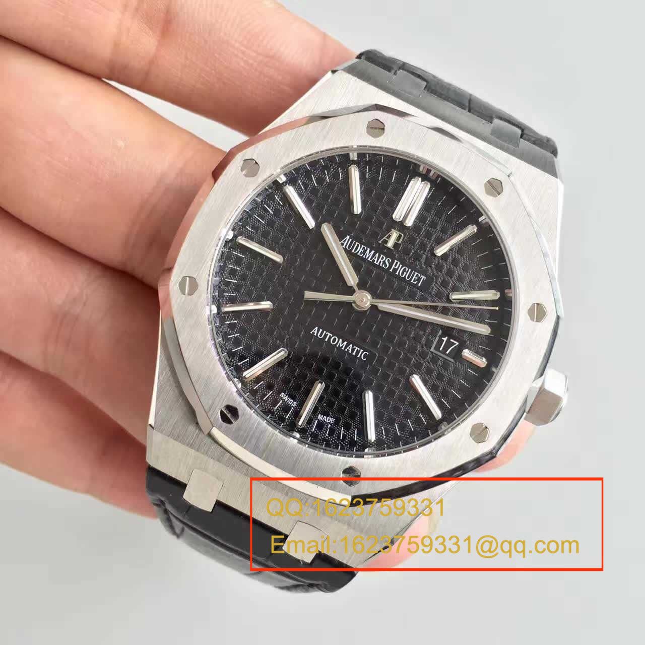 【JF Factory  Perfect  High quality  Replica Watches 】Audemars Piguet 皇家橡树系列15400ST.OO.1220ST.01 wrist watches  