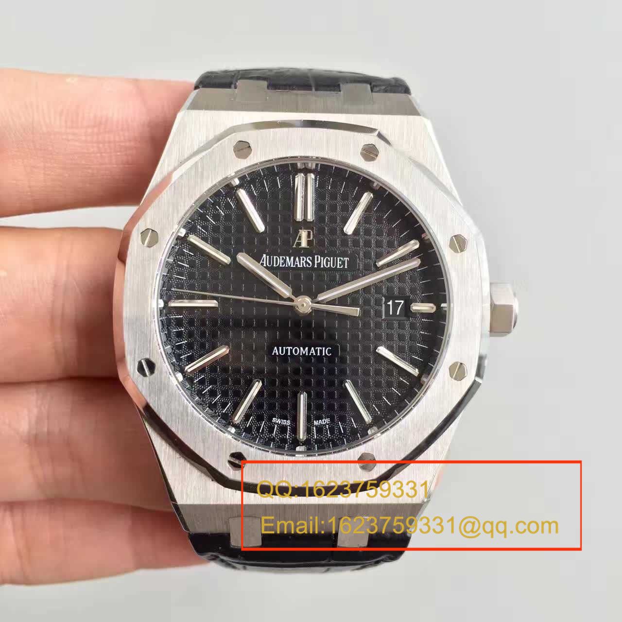 【JF Factory  Perfect  High quality  Replica Watches 】Audemars Piguet 皇家橡树系列15400ST.OO.1220ST.01 wrist watches  