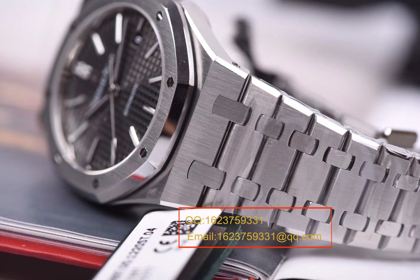【JF Perfect  High quality  Replica Watches 】Audemars Piguet 皇家橡树系列15400ST.OO.1220ST.04 wrist watches  / AP129