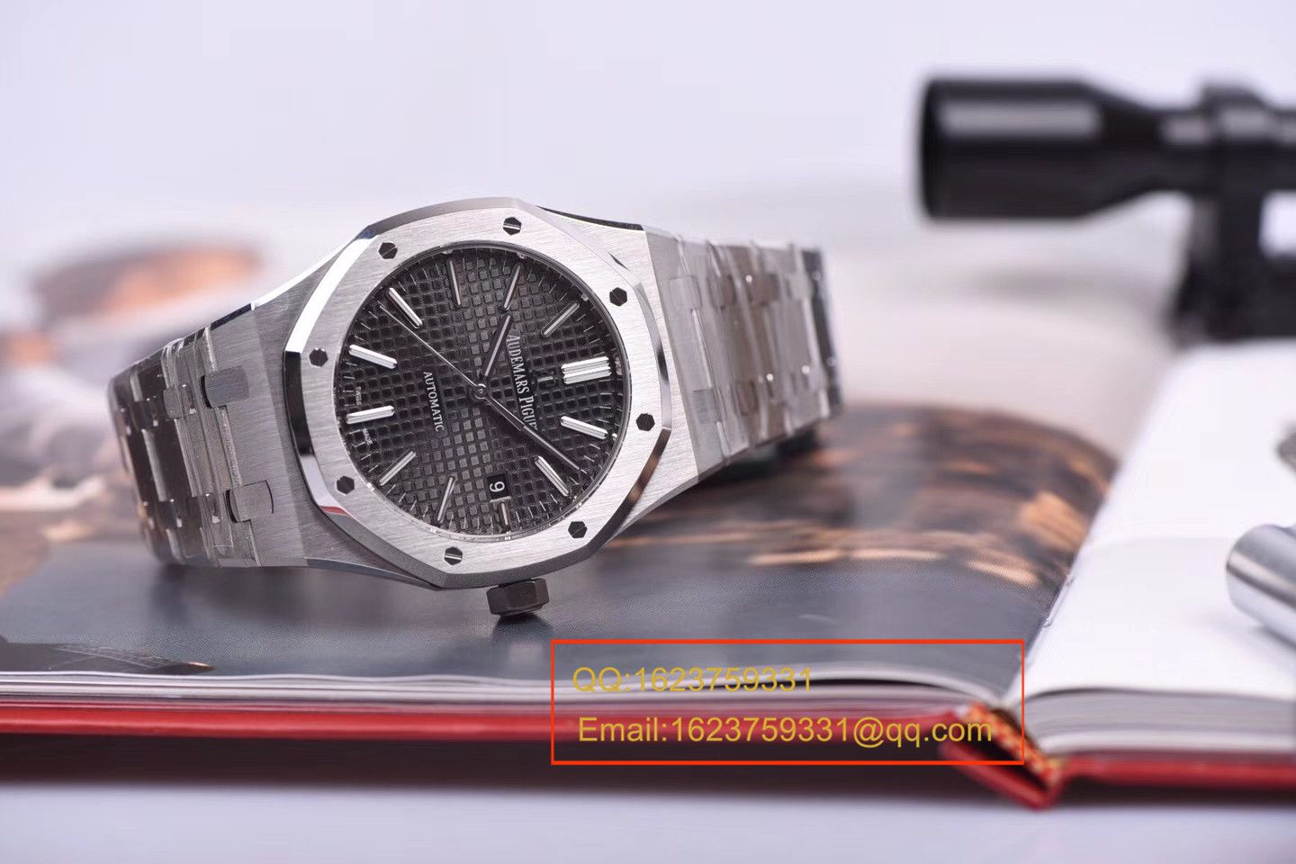 【JF Perfect  High quality  Replica Watches 】Audemars Piguet 皇家橡树系列15400ST.OO.1220ST.04 wrist watches  / AP129