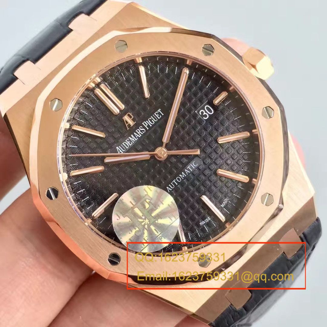 【JF Factory 1:1 Knockoff Audemars Piguet  Watches 】Audemars Piguet 皇家橡树系列15450OR.OO.D002CR.01女表 / AP015B