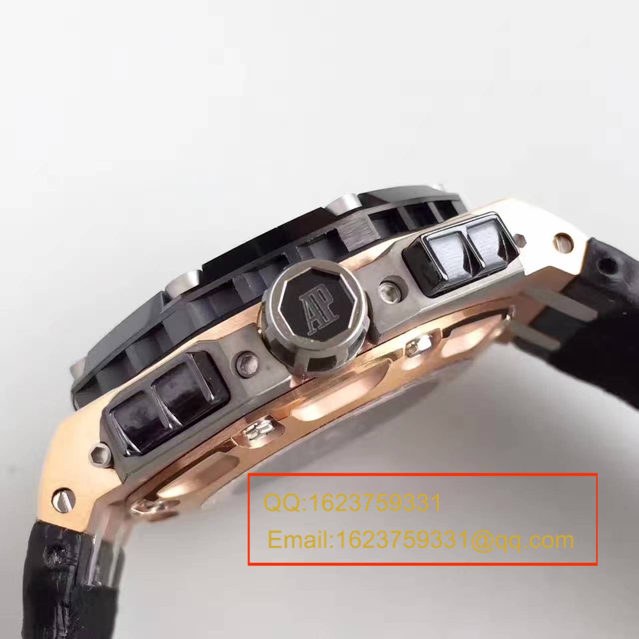 【JF Factory  High quality  Knockoff  Watches 】Audemars Piguet  Royal Oak Offshore 系列26078RO.OO.D002CR.01 wrist watches  / AP073