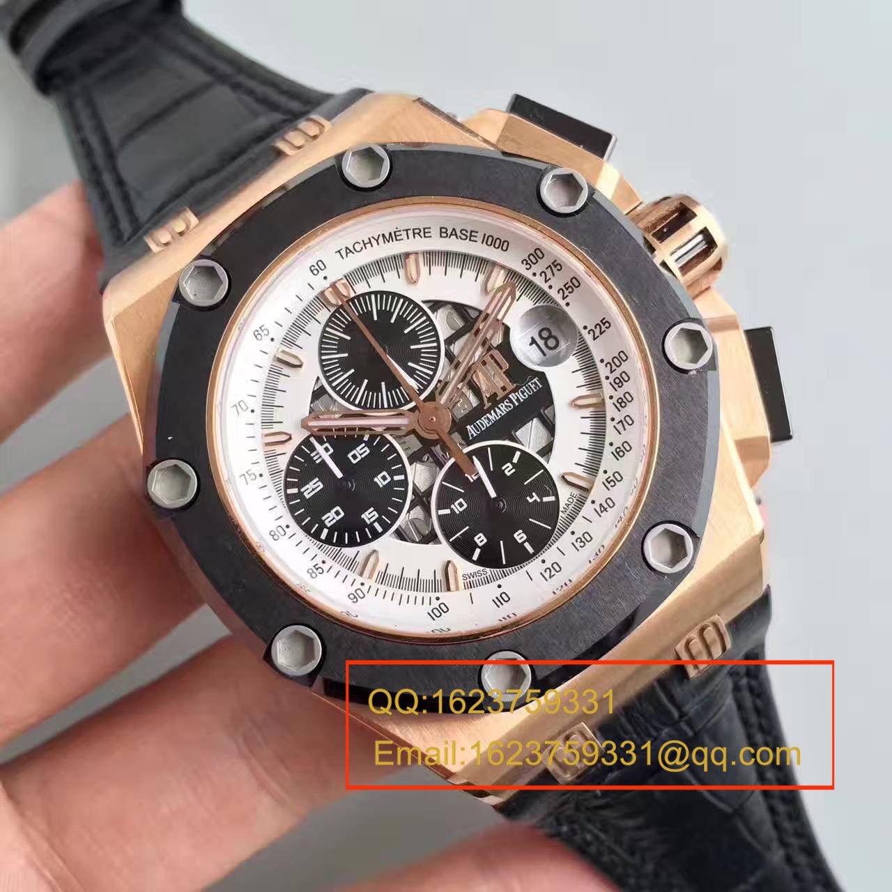 【JF Factory  High quality  Knockoff  Watches 】Audemars Piguet  Royal Oak Offshore 系列26078RO.OO.D002CR.01 wrist watches  / AP073