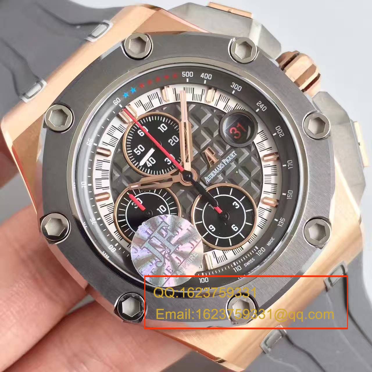 【JF Factory  High quality  Replica Watches 】Audemars Piguet  Royal Oak Offshore 系列舒马赫26568OM.OO.A004CA.01机械 wrist watches  / AP034