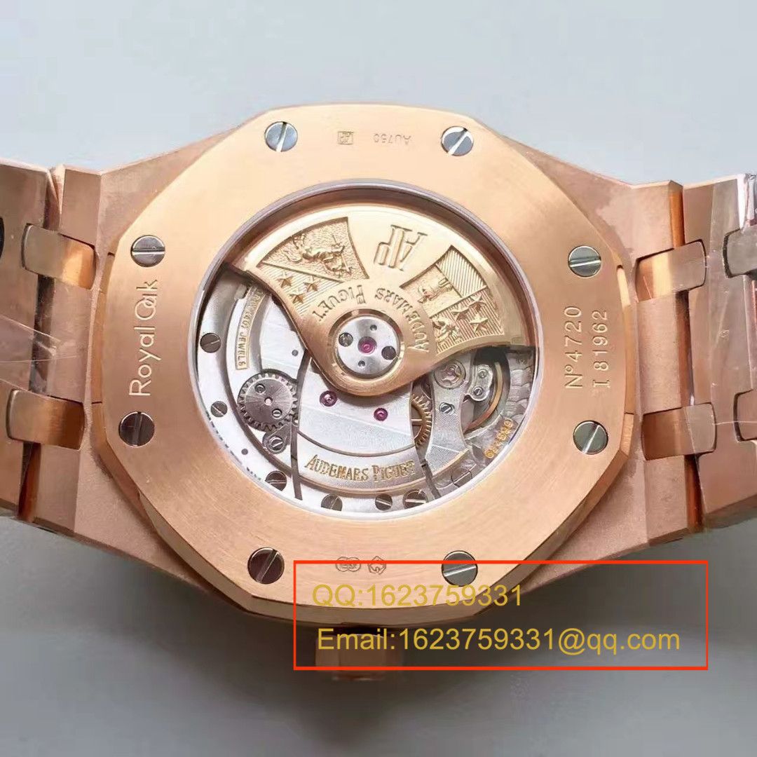【JF Factory  High quality  Replica Watches 】Audemars Piguet 皇家橡树系列15400OR.OO.1220OR.03 wrist watches  / AP021