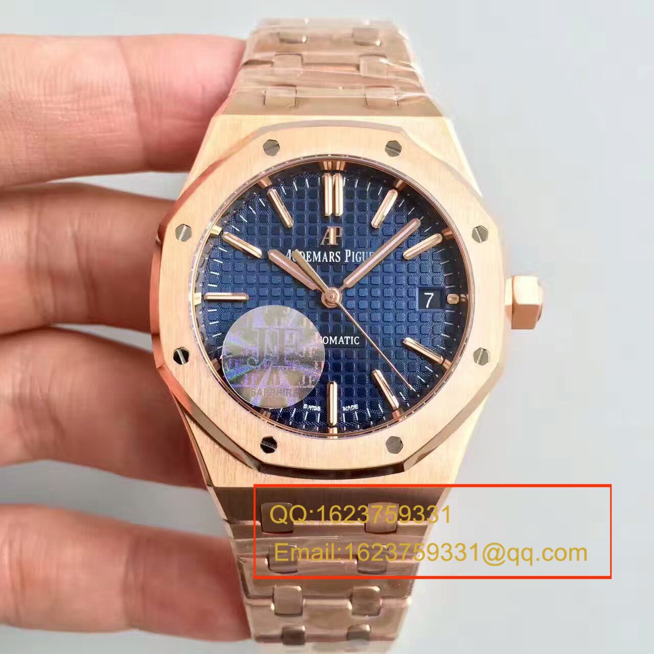 【JF Factory  Replica  Copy  Watches 】Audemars Piguet 皇家橡树系列15450OR.OO.1256OR.01 wrist watches  / AP018