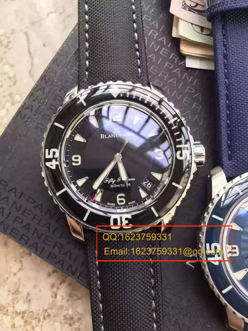 【N Factory 出品】 Replica Copy  Blancpain blancpain  Fifty Fathoms 超薄 Movement 系列 5015D-1140-52B 自动机械男表 / BP006