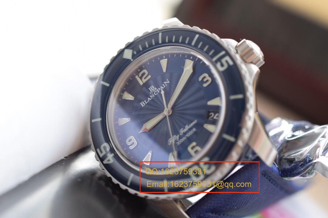【N Factory 出品】 Replica Copy  Blancpain blancpain  Fifty Fathoms 超薄 Movement 系列 5015D-1140-52B 自动机械男表 / BP006