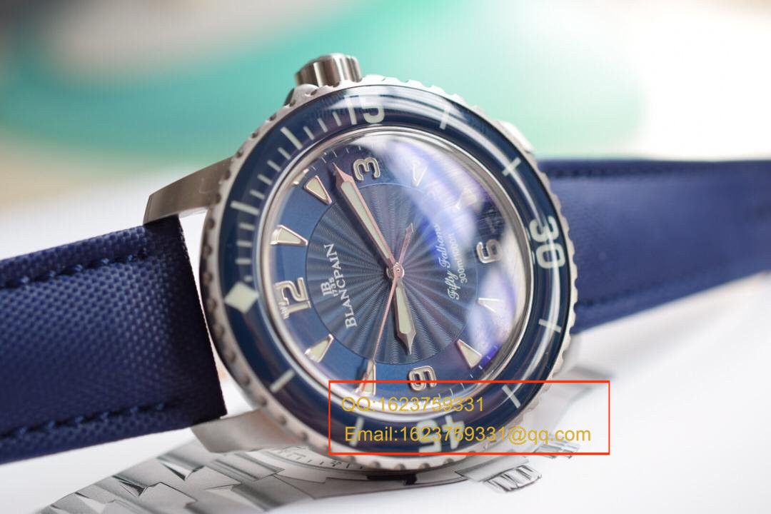 【N Factory 出品】 Replica Copy  Blancpain blancpain  Fifty Fathoms 超薄 Movement 系列 5015D-1140-52B 自动机械男表 / BP006