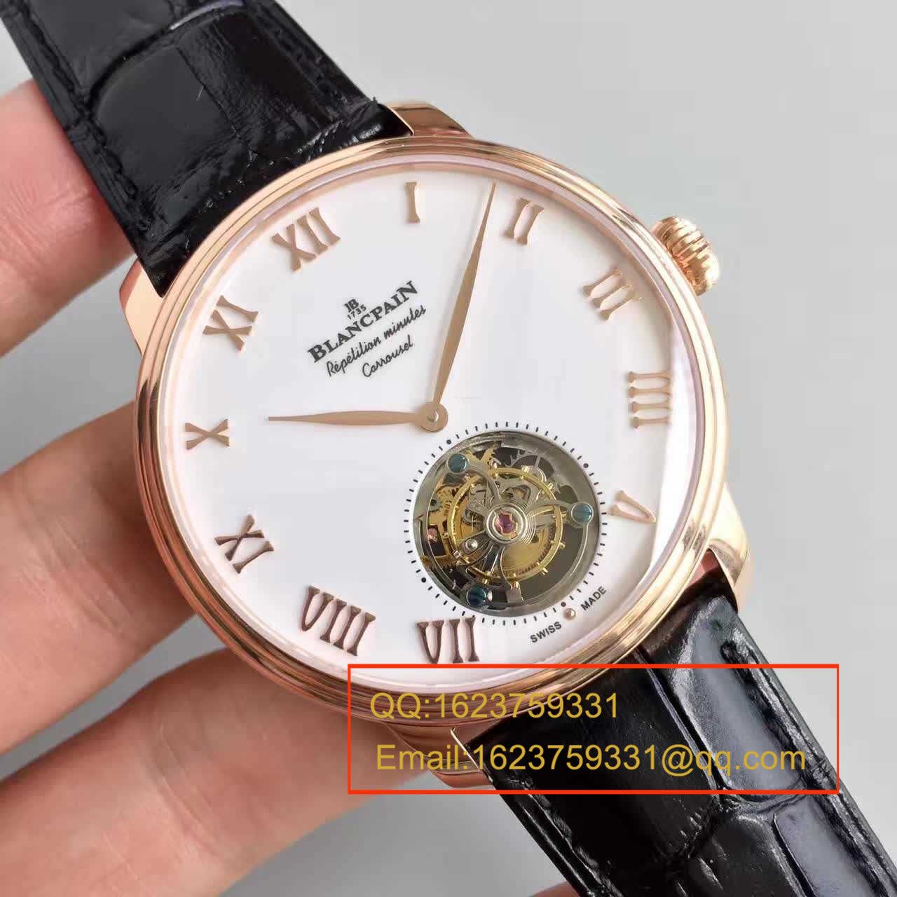 【LH Factory  High quality 1:1 Copy 高 Watches 】Blancpain 巨匠系列布拉苏斯系列 春宫 Tourbillon 00232-3631-55B wrist watches  / BP016